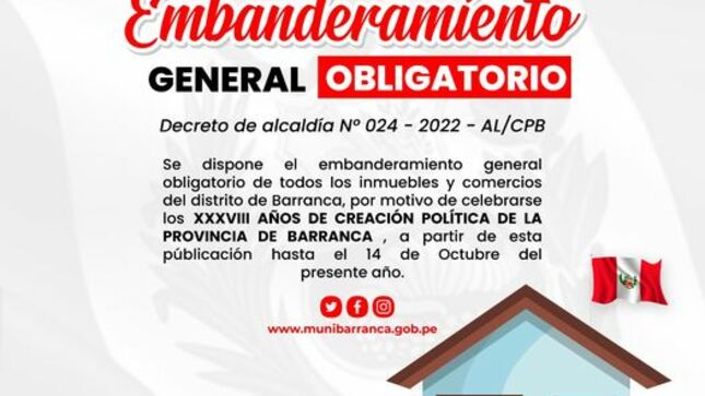 Embanderamiento General
