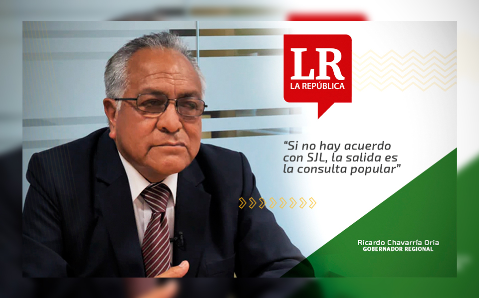 CHAVARRÍA: “SI NO HAY UN CONSENSO CON SAN JUAN DE LURIGANCHO, LA SALIDA ES LA CONSULTA VECINAL”