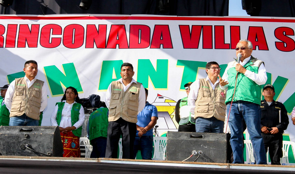 POBLACIÓN DE SAN ANTONIO VALORA LUCHA DEL GOBERNADOR EN DEFENSA DE SUS LÍMITES