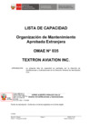 Vista preliminar de documento Lista de Capacidades OMAE 035