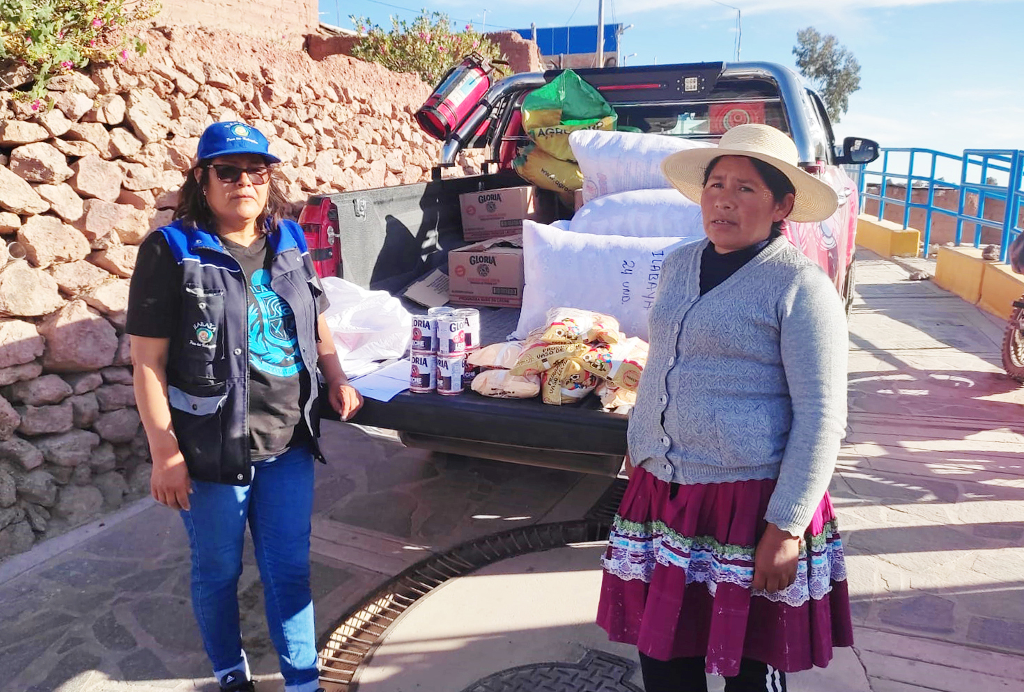 Distribuyen raciones alimentarias del programa Vaso de Leche