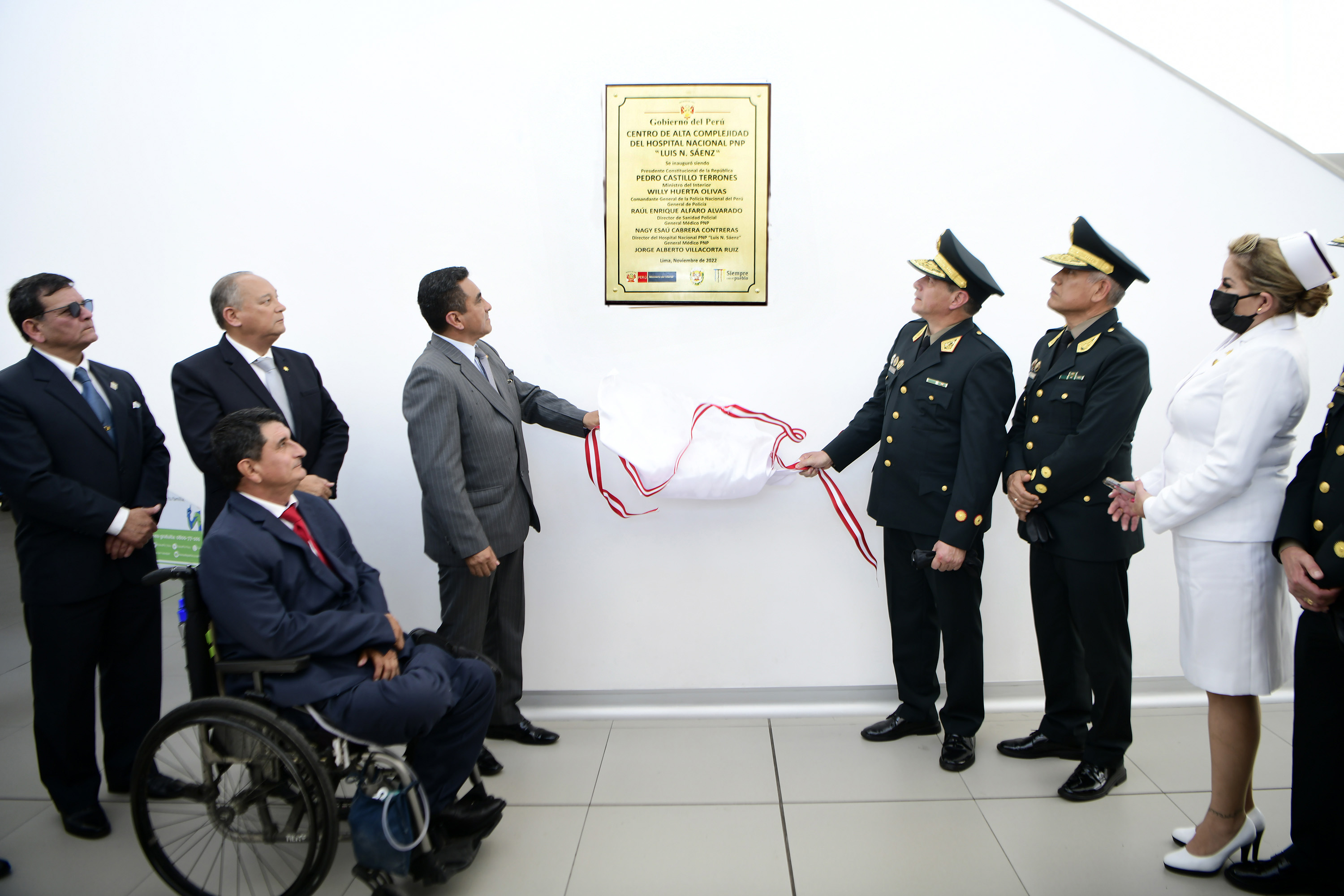 Ministro del Interior inaugura nuevo Centro de Alta Complejidad del Hospital Nacional PNP “Luis N. Sáenz”