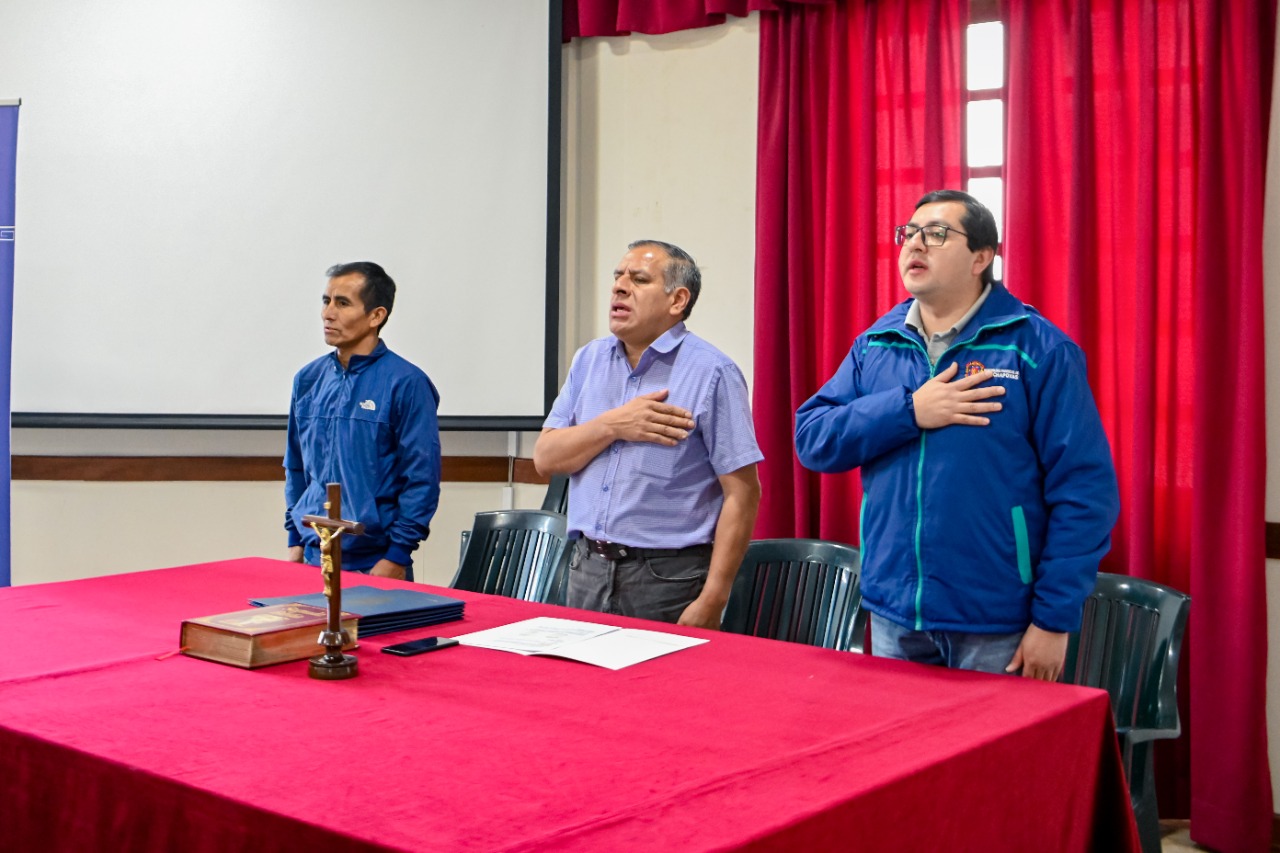 Proclamación y entrega de credenciales de nuevas autoridades municipales del centro poblado La Morada
