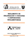 Vista preliminar de documento Reglamento de organización y funciones y disposiciones reglamentarias