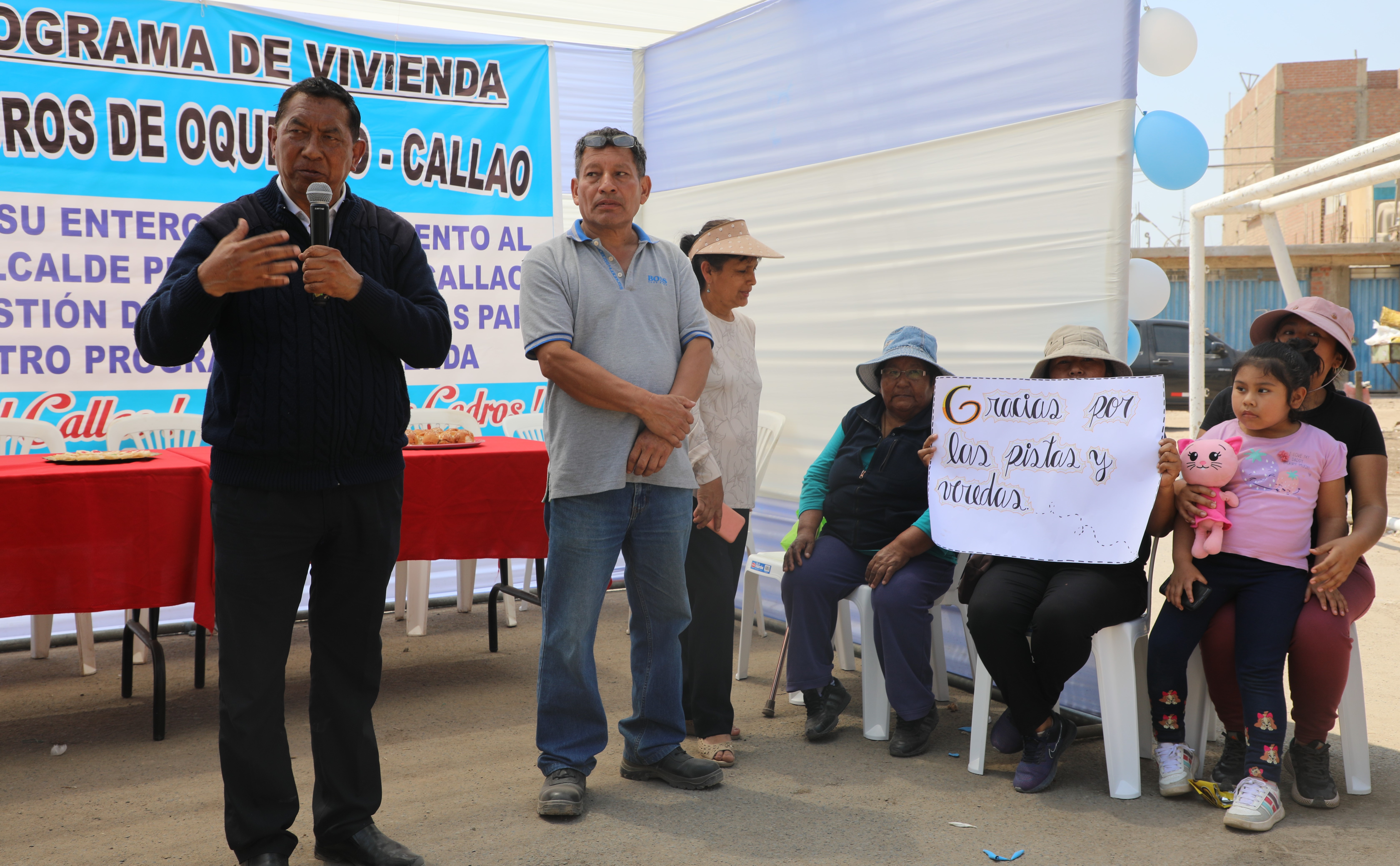Gracias al alcalde Pedro López ‘Los Cedros’ de Oquendo contará con pistas y veredas  