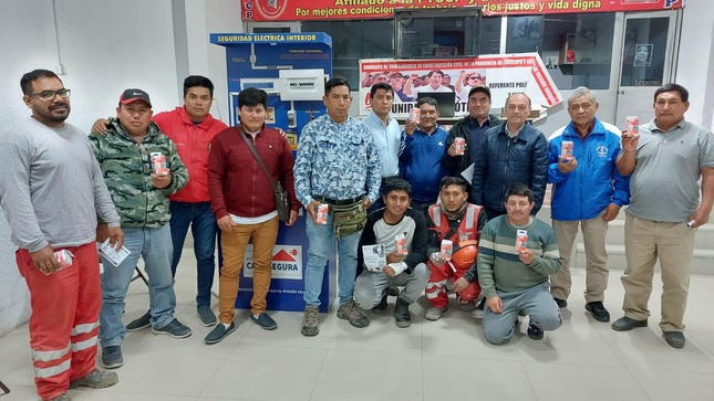 Los integrantes del gremio de la construcción agradecieron la iniciativa de Ensa.