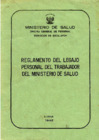 Vista preliminar de documento Reglamento del legajo personal del trabajador del Ministerio de Salud