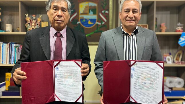 Alcalde de Barranca y Paramonga firman convenio de Co-Ejecución