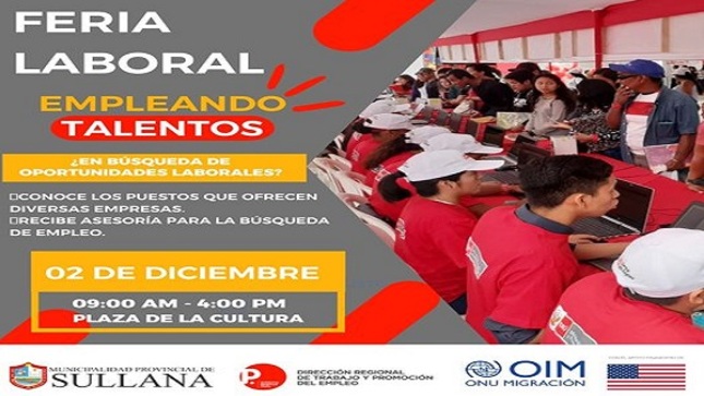 Feria Laboral Empleando Talentos Sullana 2022