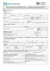 Vista preliminar de documento Formato de solicitud de nuevo suministro