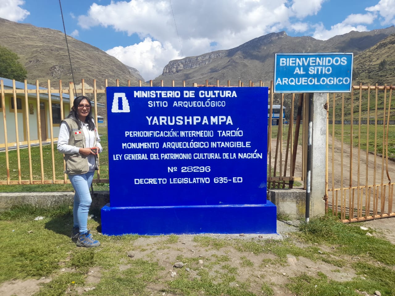 Dirección Desconcentrada de Cultura de Pasco implementa paneles de señalización e información en sitios arqueológicos