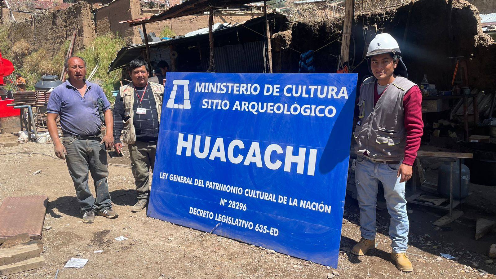 Dirección Desconcentrada de Cultura de Pasco implementa paneles de señalización e información en sitios arqueológicos