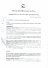 Vista preliminar de documento DECRETO DE ALCALDÍA N° 009-2015-MDLP
