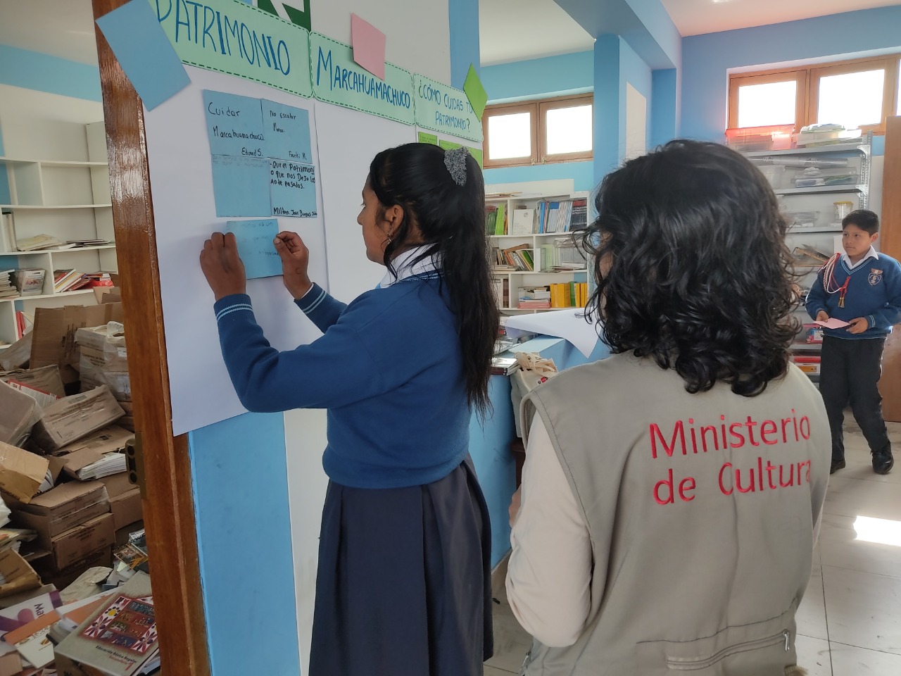 Ministerio de Cultura: Sensibilizan a escolares en temas referentes al Monumento Arqueológico de Marcahuamachuco