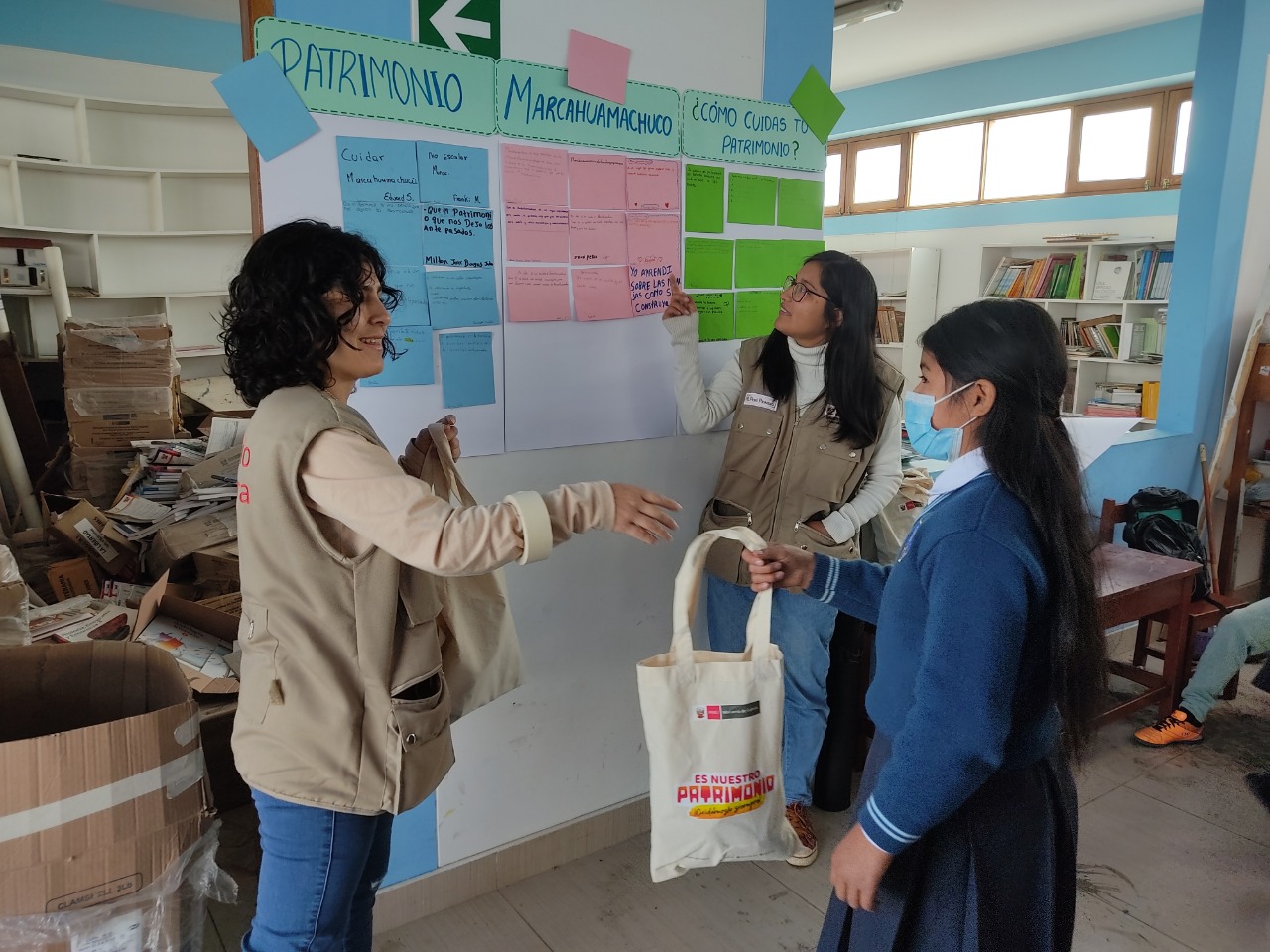 Ministerio de Cultura: Sensibilizan a escolares en temas referentes al Monumento Arqueológico de Marcahuamachuco