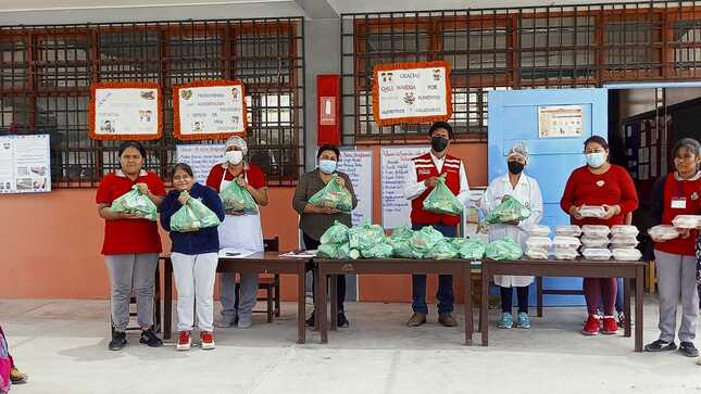 Entrega de carne de cuy