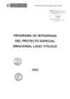 Vista preliminar de documento PROGRAMA DE INTEGRIDAD DEL PROYECTO ESPECIAL BINACIONAL LAGO TITICACA.pdf