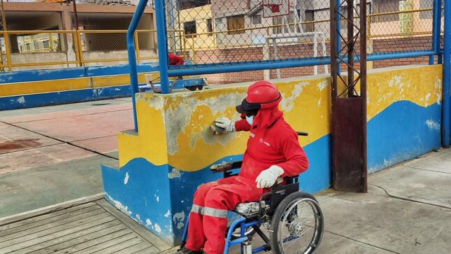 Persona con discapacidad motora