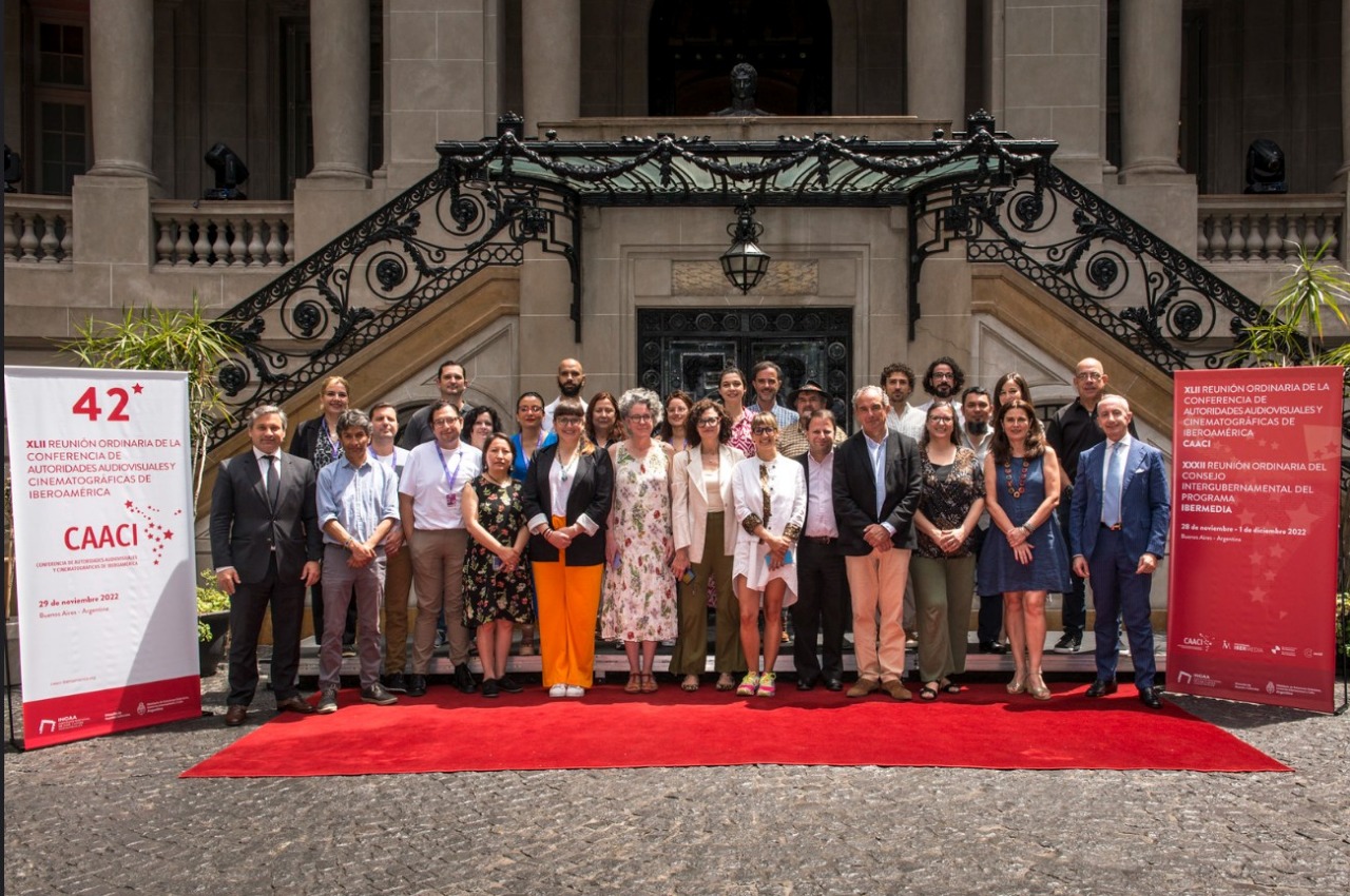 Representantes de las autoridades audiovisuales de los países que forman parte de la CAACI