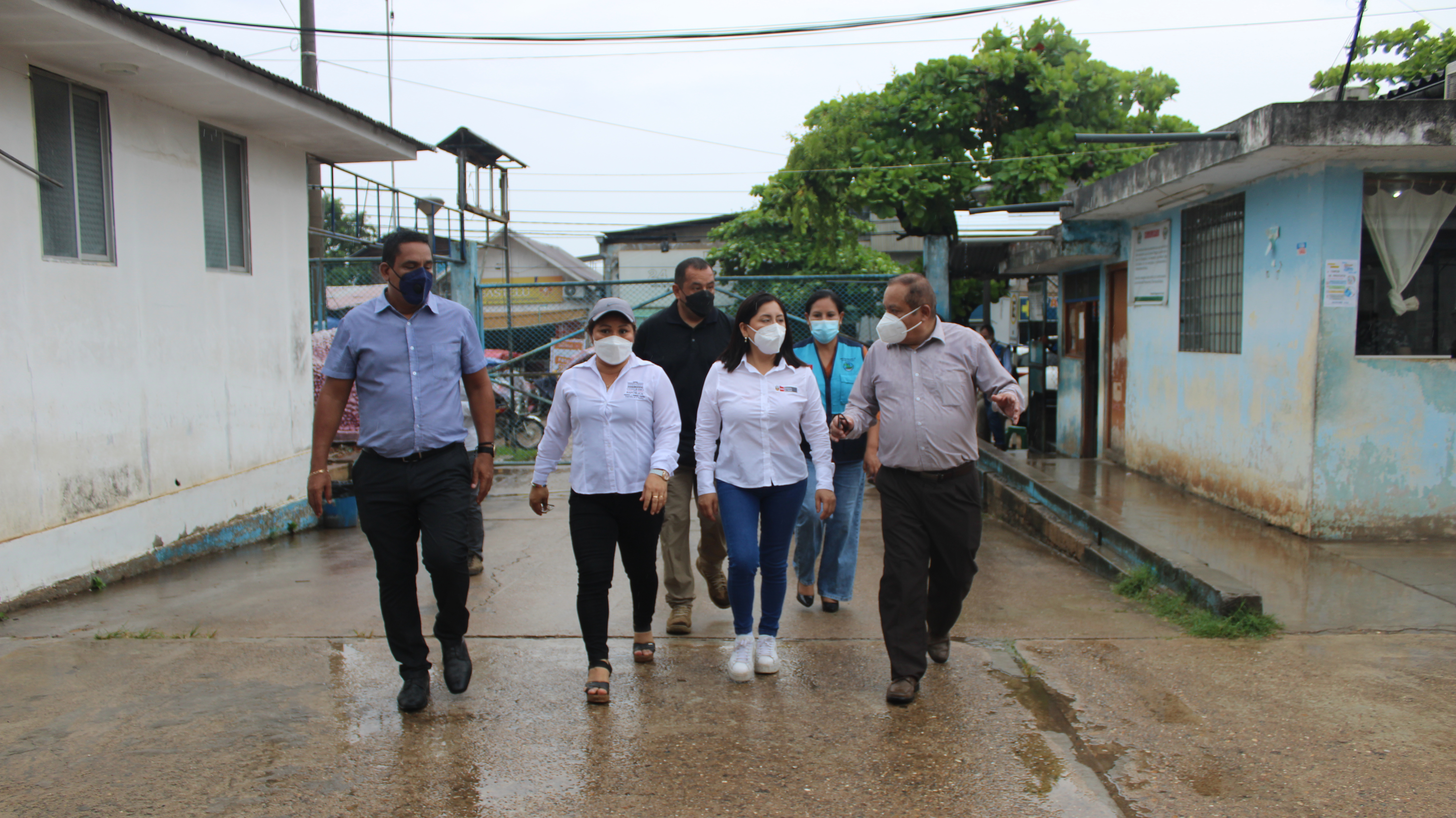 Ministra de salud visitó obra del Hospital Regional de Pucallpa y de contingencia