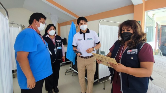 Diris Lima Sur realiza visita de inspección en el Centro de Oxigenoterapia en Lurín