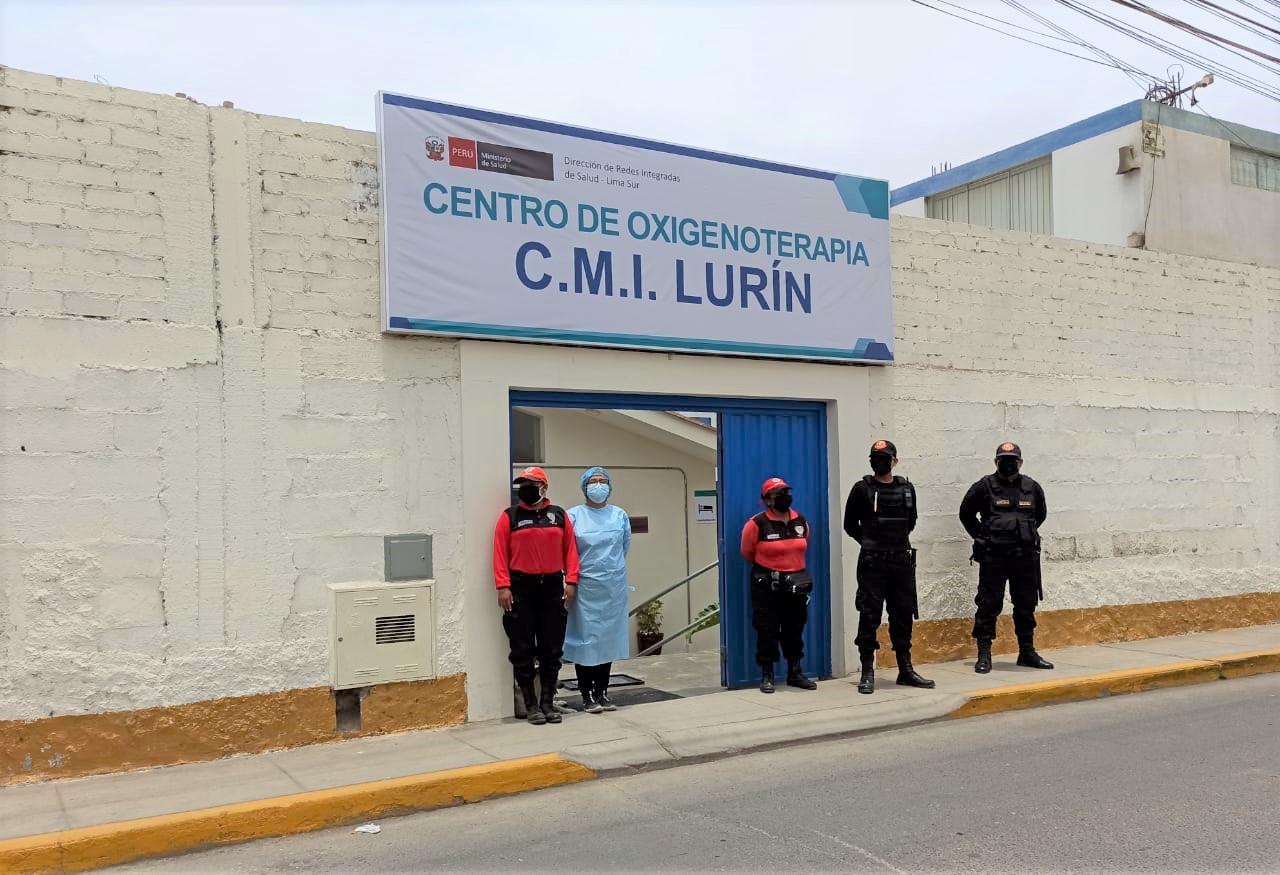 Diris Lima Sur realiza visita de inspección en el Centro de Oxigenoterapia en Lurín