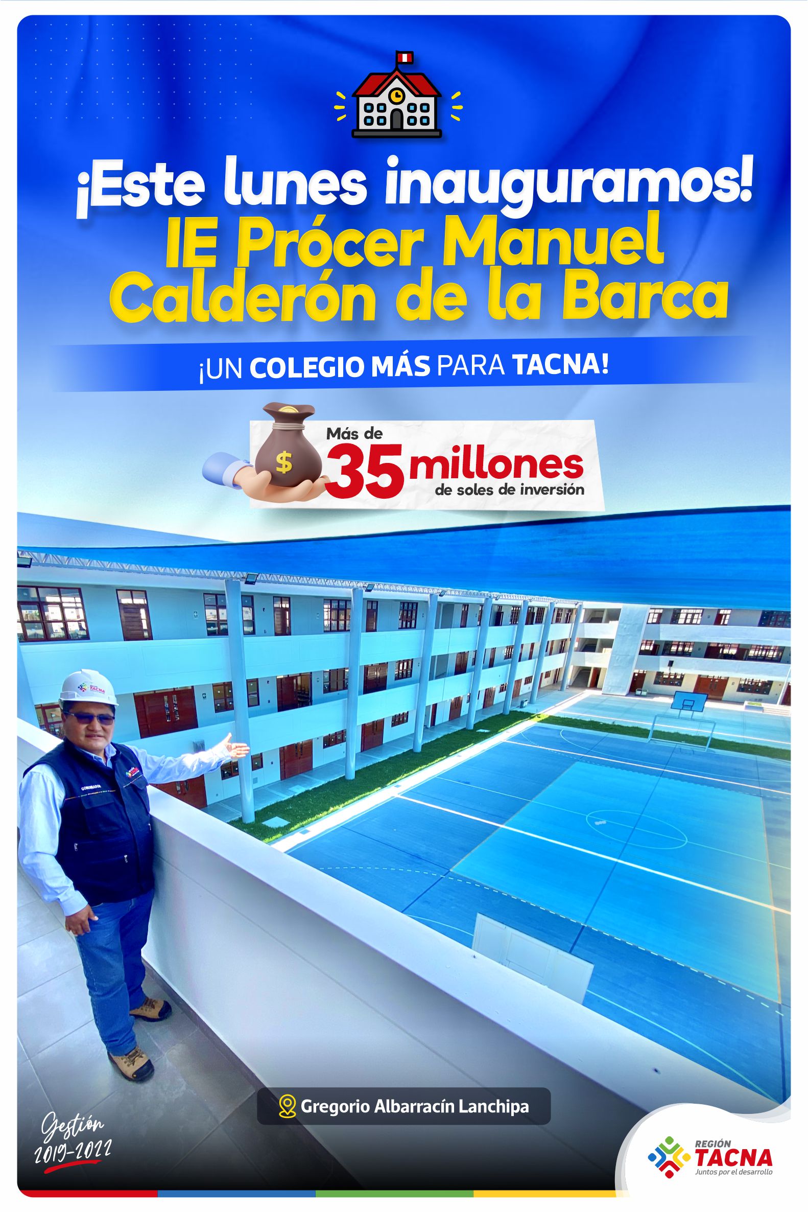 Para mejorar la atención educativa en Viñani.