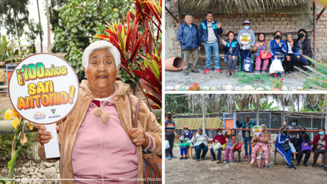 La Municipalidad Distrital de San Antonio a través de la Gerencia de Desarrollo Humano y Promoción Social, fomenta este programa integral en busca de mejorar el bienestar físico, psíquico y social de las personas adultas mayores. 
Asimismo, venimos realizando diferentes talleres y actividades recreativas y culturales totalmente gratuitas.