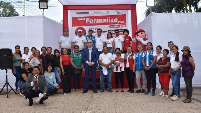 Por primera vez se realizó la feria “Formaliza Perú” en Ucayali