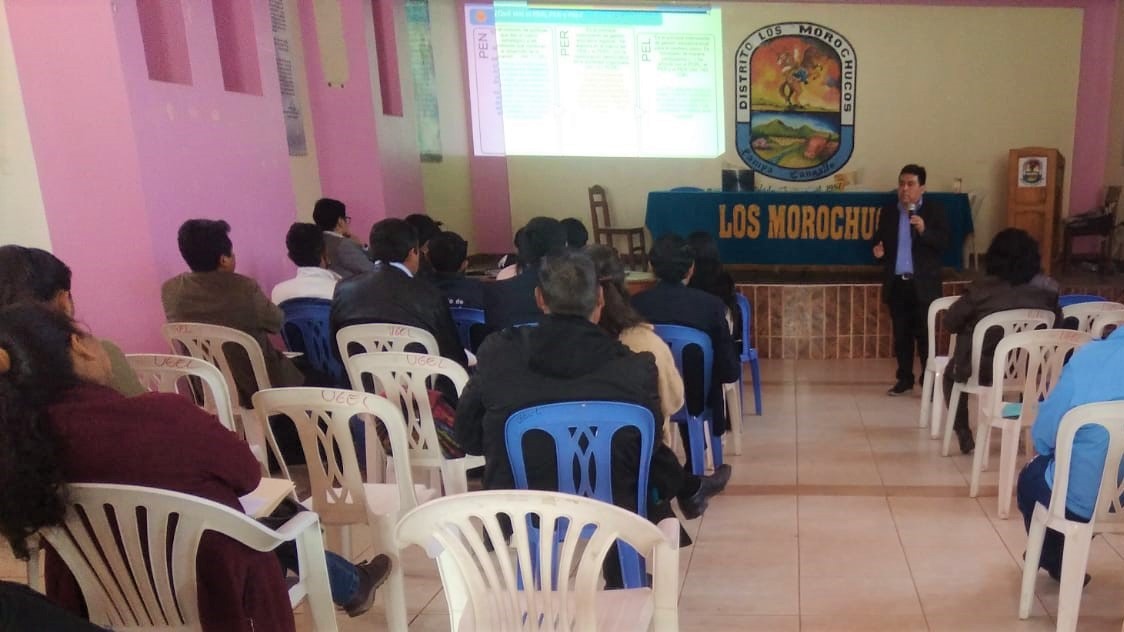 El CNE asistió al taller "Formulación de la Fase Estratégica del Proyecto Educativo Local (PEL)", organizado por la unidad de gestión educativa local (UGEL) de Cangallo, en la región Ayacucho