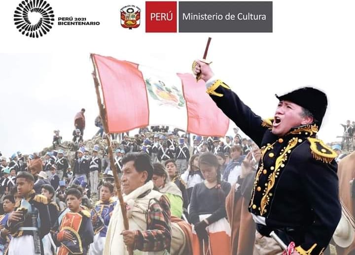 Dirección de Cultura participa en la conmemoración de los 202 años de la Batalla de Pasco