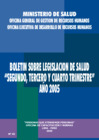 Vista preliminar de documento Boletín sobre legislación de salud "Segundo, tercero y cuarto trimestre" año 2004