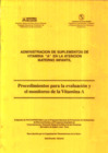 Vista preliminar de documento Administración de suplementos de vitamina A en la atención materno infantil: Procedimientos para la evaluación y el monitoreo de la Vitamina A