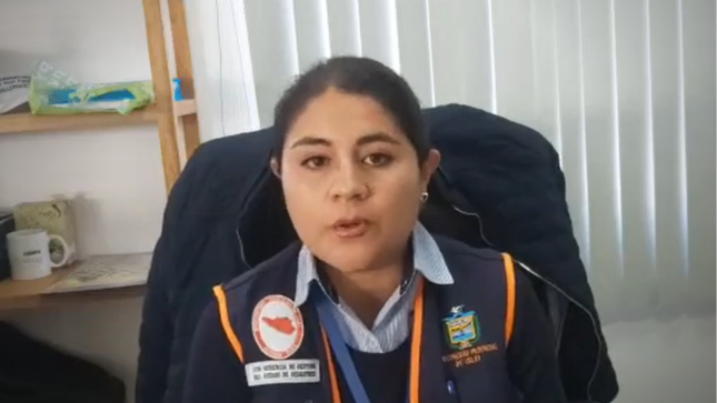 Fotografía de arquitecta Katteryne Montero secretaria técnica de defensa civil.