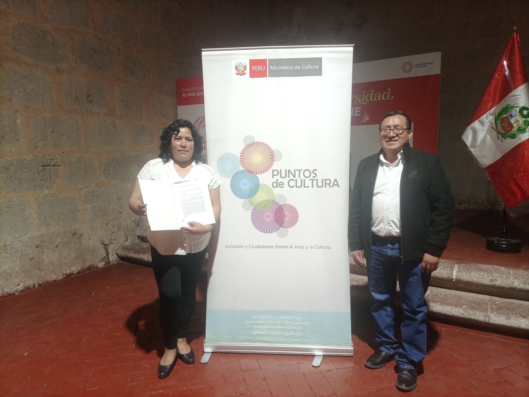 Reconocimiento a organizaciones de la provincia de Cajabamba.