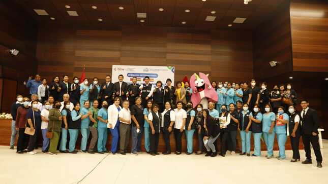Actividad orientada a personal de salud. 