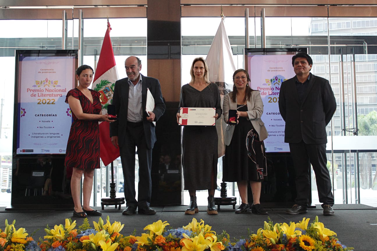 Ministerio de Cultura reconoció a los ganadores del Premio Nacional de Literatura 2022