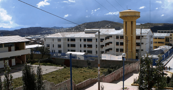 Vista panorámica de la Universidad Nacional Daniel Alcides Carrión de Cerro de Pasco