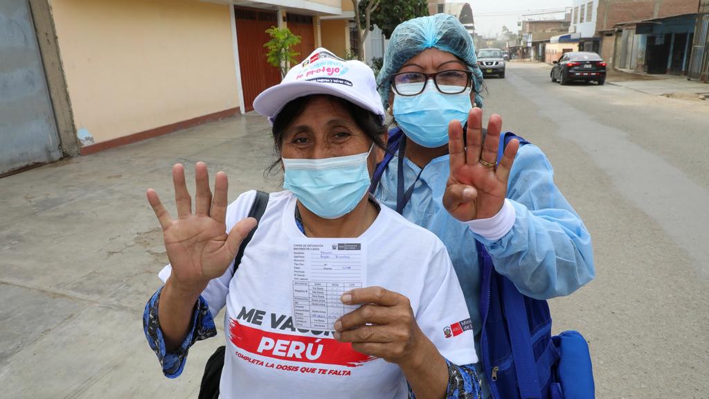 Minsa refuerza barridos de vacunación en el norte y sur de Lima