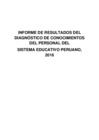 Vista preliminar de documento Diagnóstico al Sistema Nacional Educativo Peruano (SNEP)