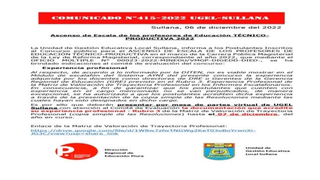 Comunicado 415