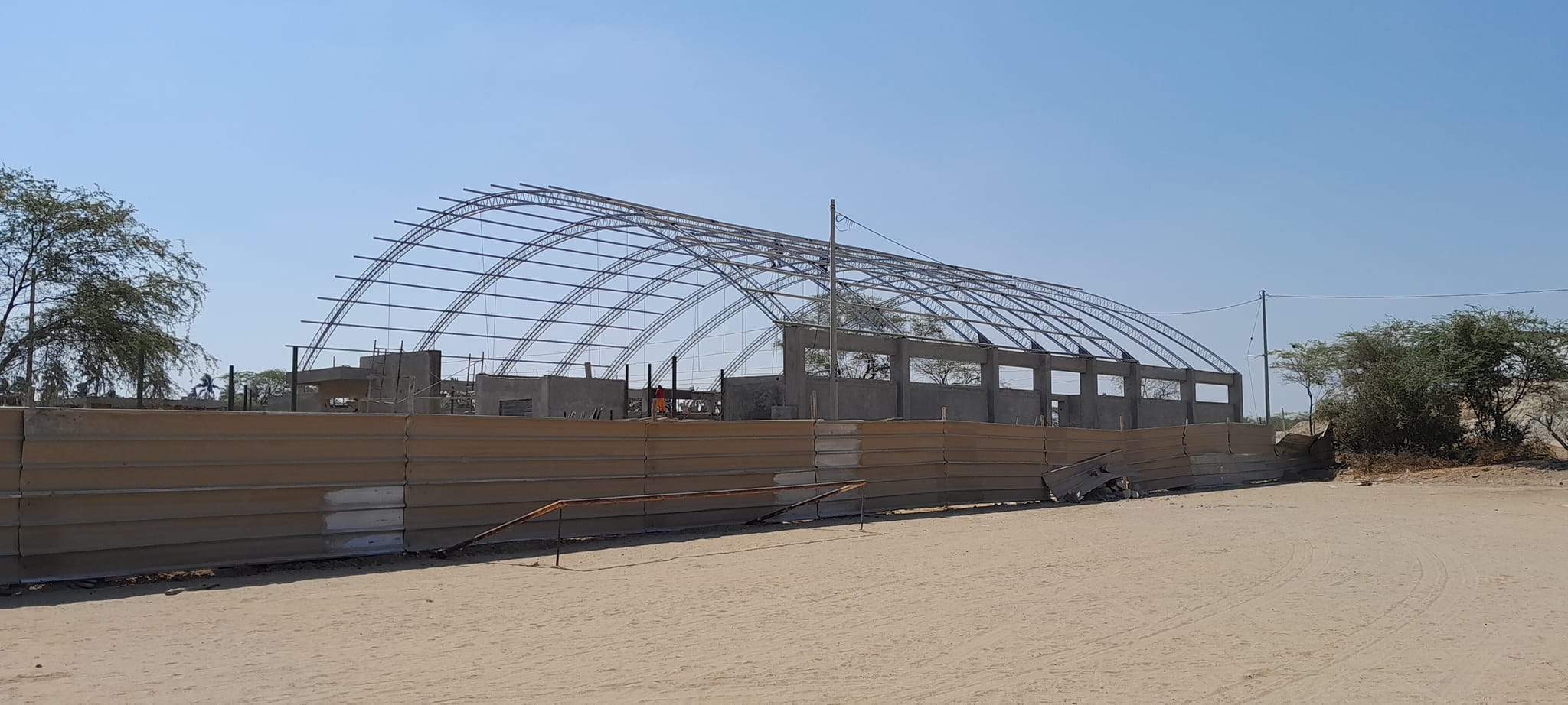 Alcalde del distrito de Salitral, supervisó avances de obra en el Caserío de Miraflores