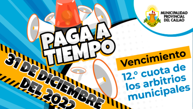 Recuerda a los vecinos chalacos que tienen descuentos de hasta el 100 % en deudas