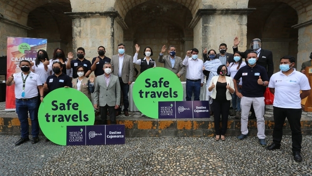 Municipalidad de Cajamarca logró Sello Saft Travel como apoyo a la reactivación del turismo afectado por la pandemia del coronavirus 