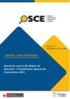 Vista preliminar de documento Manual de usuario del Módulo de Selección–Procedimiento Especial de Contratación (PEC)_No vigente