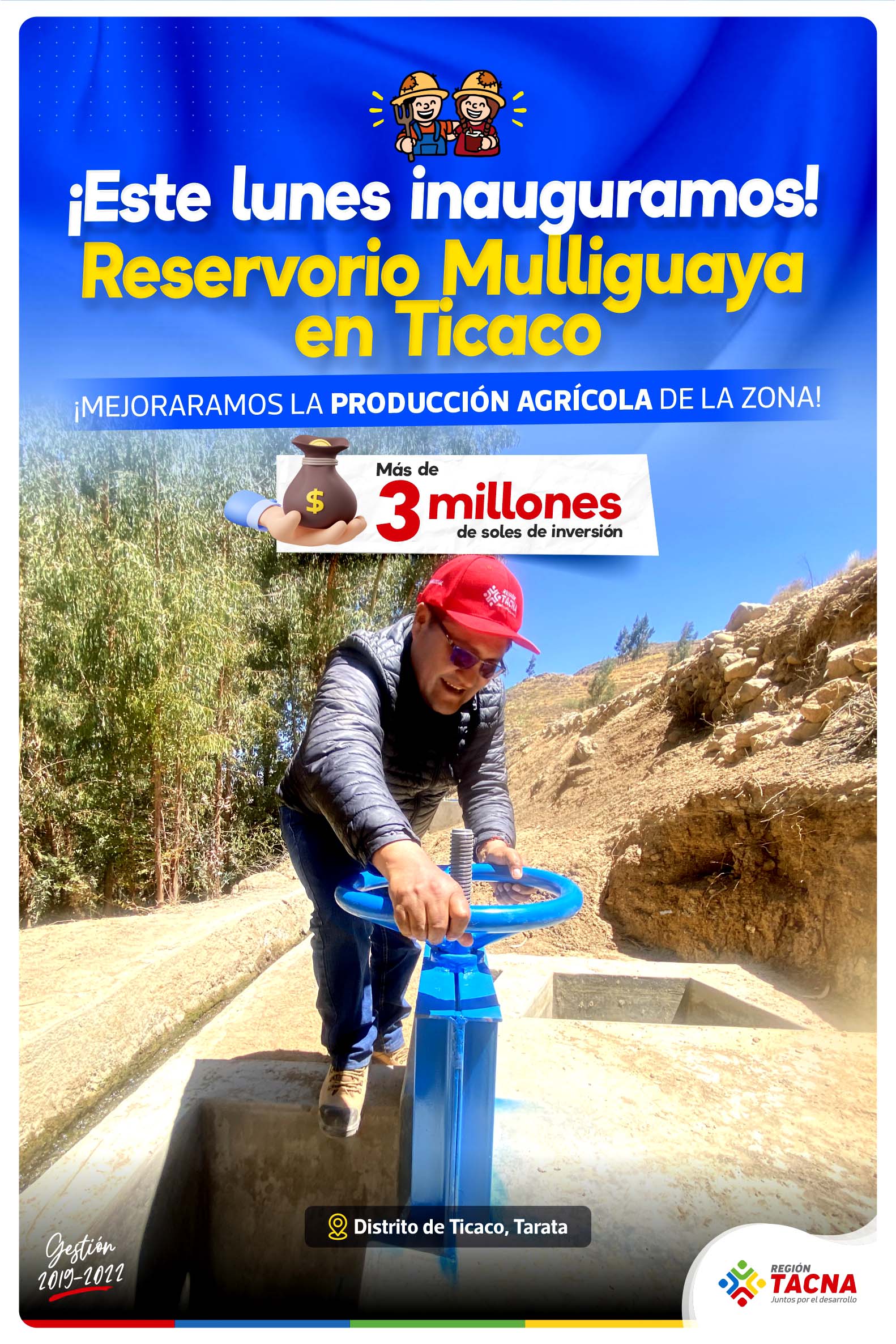 Capacidad bordea los 2550 metros cúbicos. 