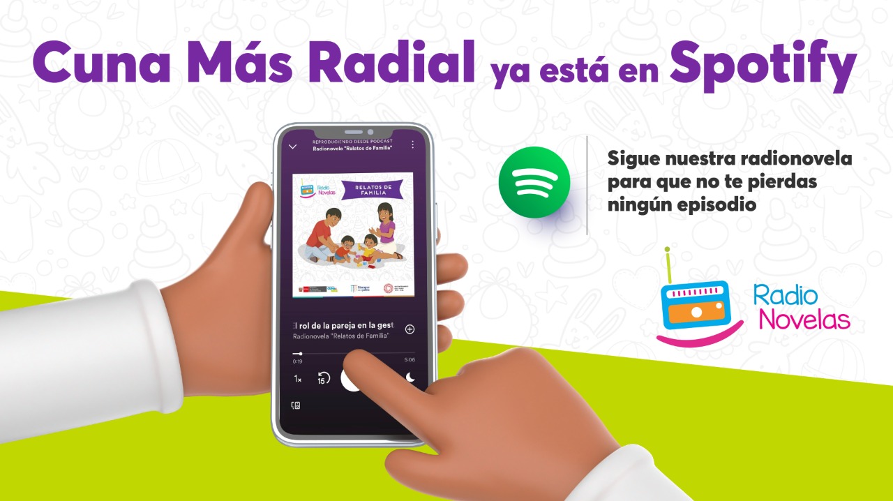 Cuna Más incursiona en Spotify