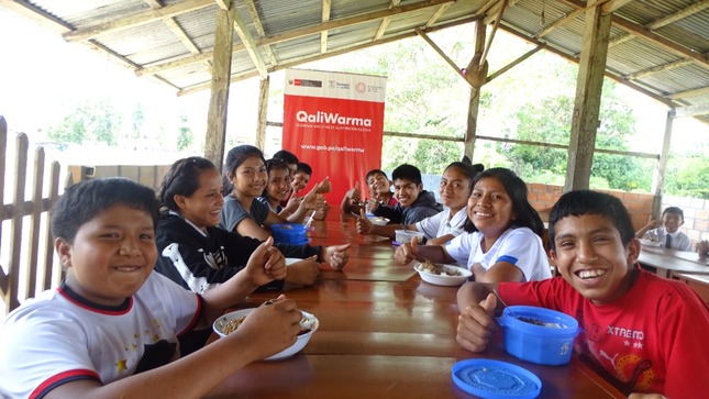 Atención con servicio alimentario escolar a secundaria