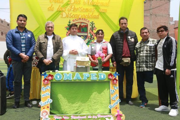 Alcalde saluda a lo integrantes de la Omaped en su día