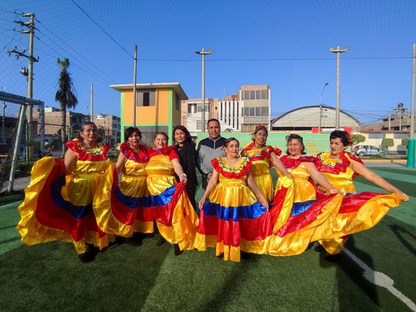 Baileton del Ciam en el marco del 38° aniversario  de la provincia de Barranca.
